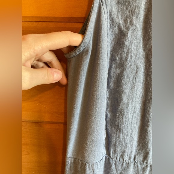 FLAX Blue dress • size P (XS size 4-6) • long, sleeveless • new never worn 😍 - Picture 4 of 11